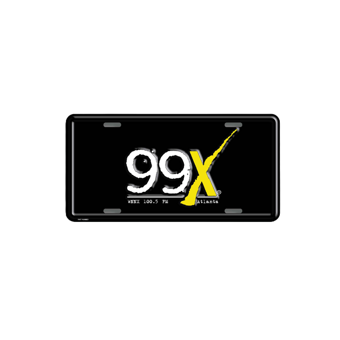 The 99X License Plate